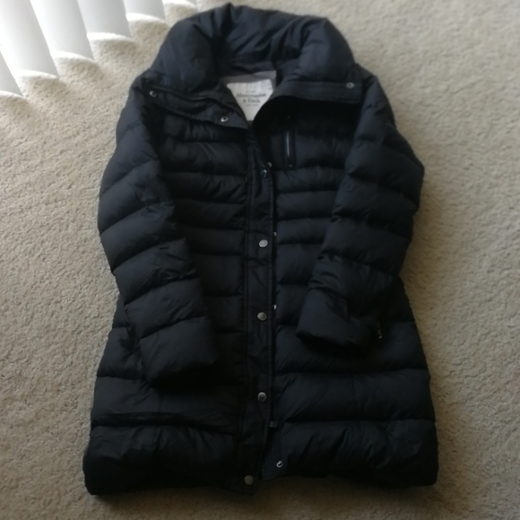 Abercrombie firth black down coat - Picture 3 of 8